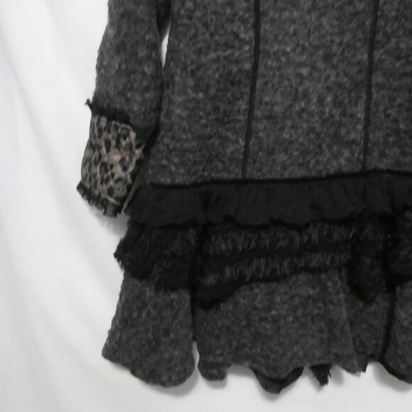 ARIA A USA | medium | Stylish Leopard Print Faux Fur Coat - Picture 15 of 16